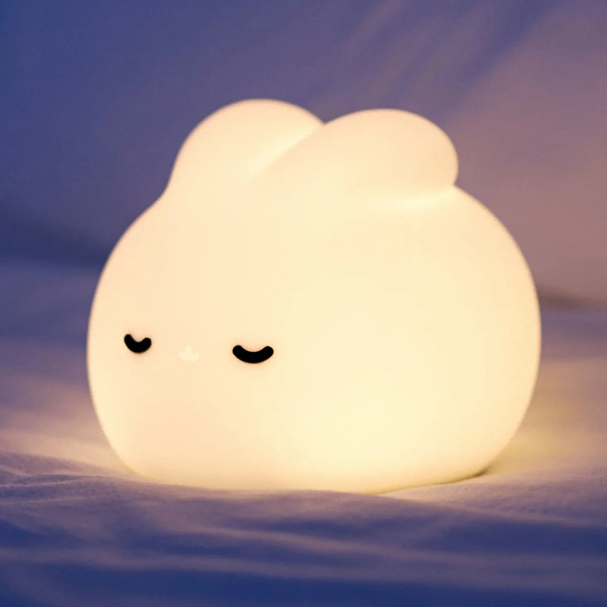 Rabbit Night Light for Kids Room Cute Bunny Lamp Gifts for Nursery Girls Boys Toddler Kawaii Room Decor USB Silicone Night Light